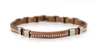 Bracciale Zamberlan Gioielli Uomo in Acciaio Zirconia BR3-112 - BR3-112